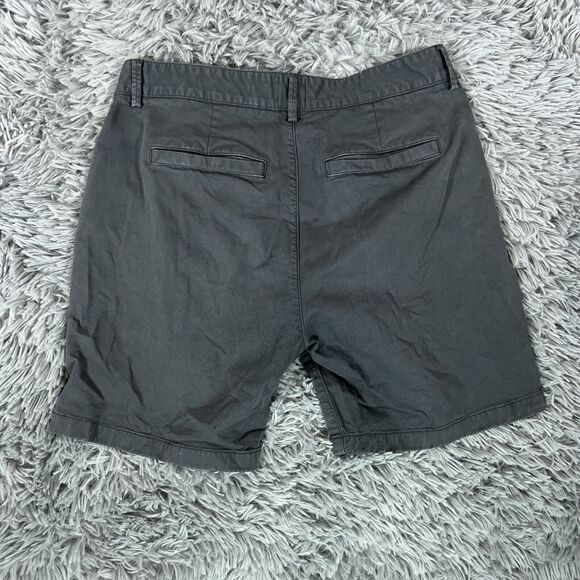 Flint And Tinder Shorts Mens 32 Black Chino Stretch Flat Front Casual Short - Picture 7 of 12